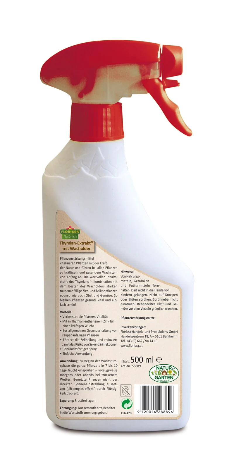 Thymian-Extrakt AF mit Wacholder (500ml) | BIO Pflanzenschutz von Florissa