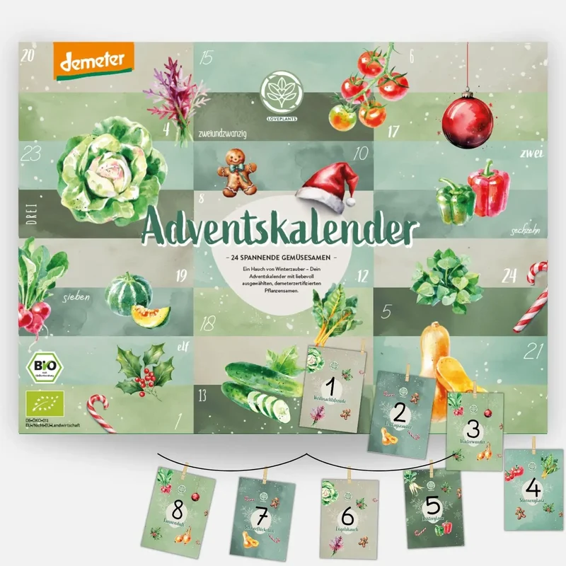 Dein Demeter Saatgut Adventskalender