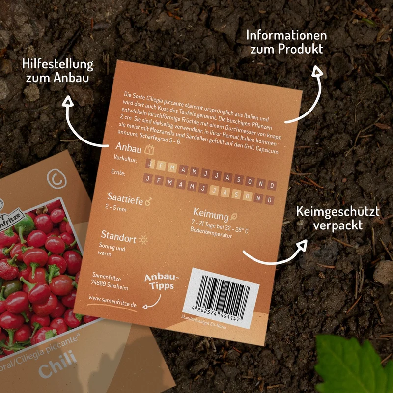 Chili Koral/Ciliegia piccante Samen