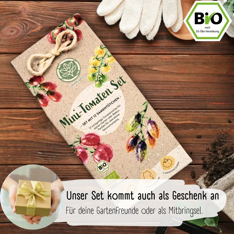 Dein 12 Bio Tomatensamen Set