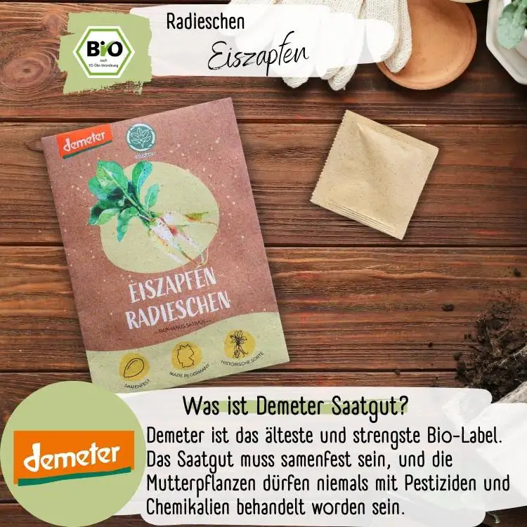 Demeter Radischen Eiszapfen Samen
