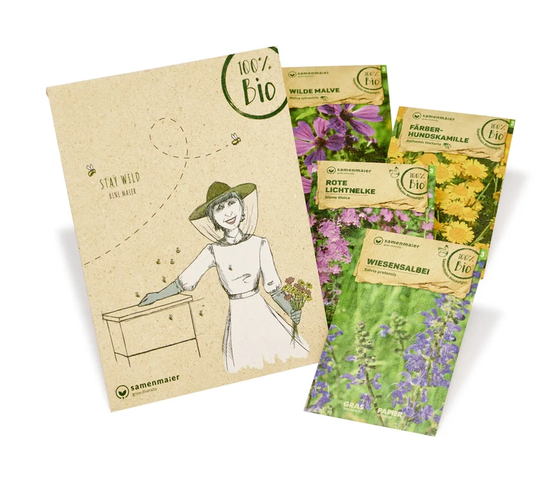 Wildblumen Set Stay Wild | BIO Wildblumensamen von Samen Maier [MHD 12/2023]
