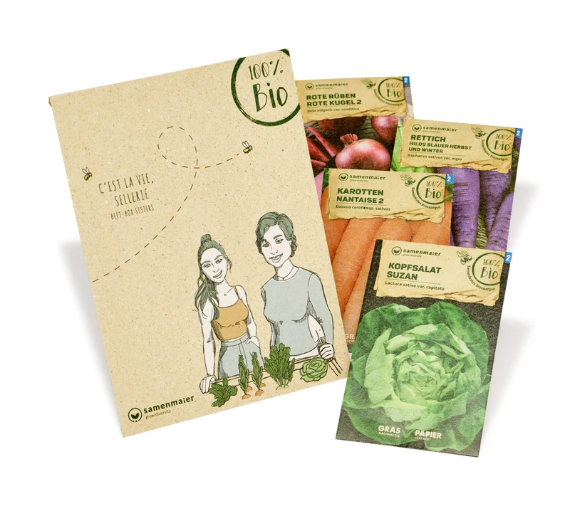 Hochbeet Set Beet - Box Sisters | BIO Gemüsesamen-Sets von Samen Maier [MHD 12/2023]