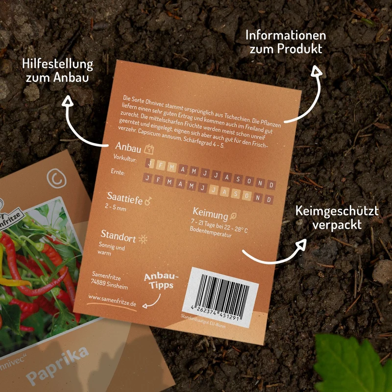 Paprika Ohnivec Samen