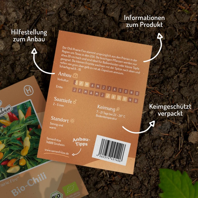 Bio-Chili Prairie Fire Samen