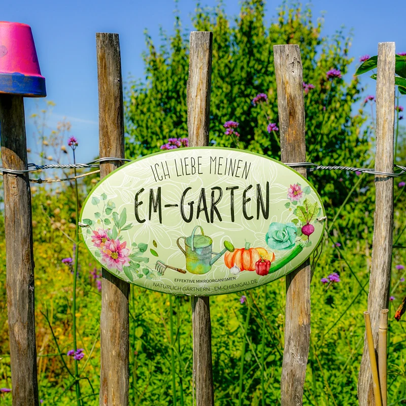 EM-Gartenschild