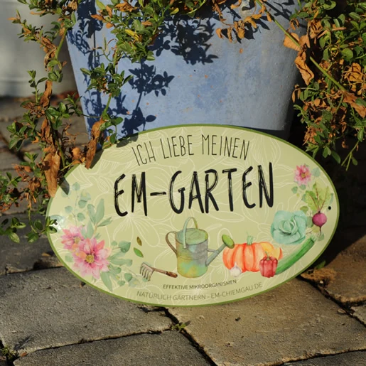 EM-Gartenschild