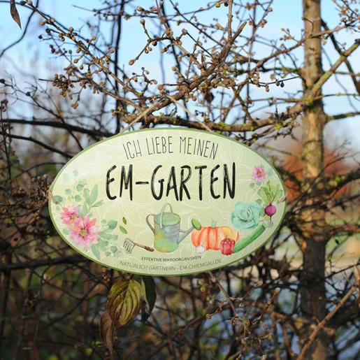 EM-Gartenschild