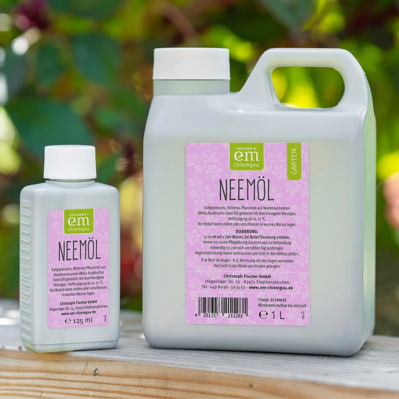 Neem-Öl – pflanzliches Öl zur Pflege von Garten- und Zimmerpflanzen