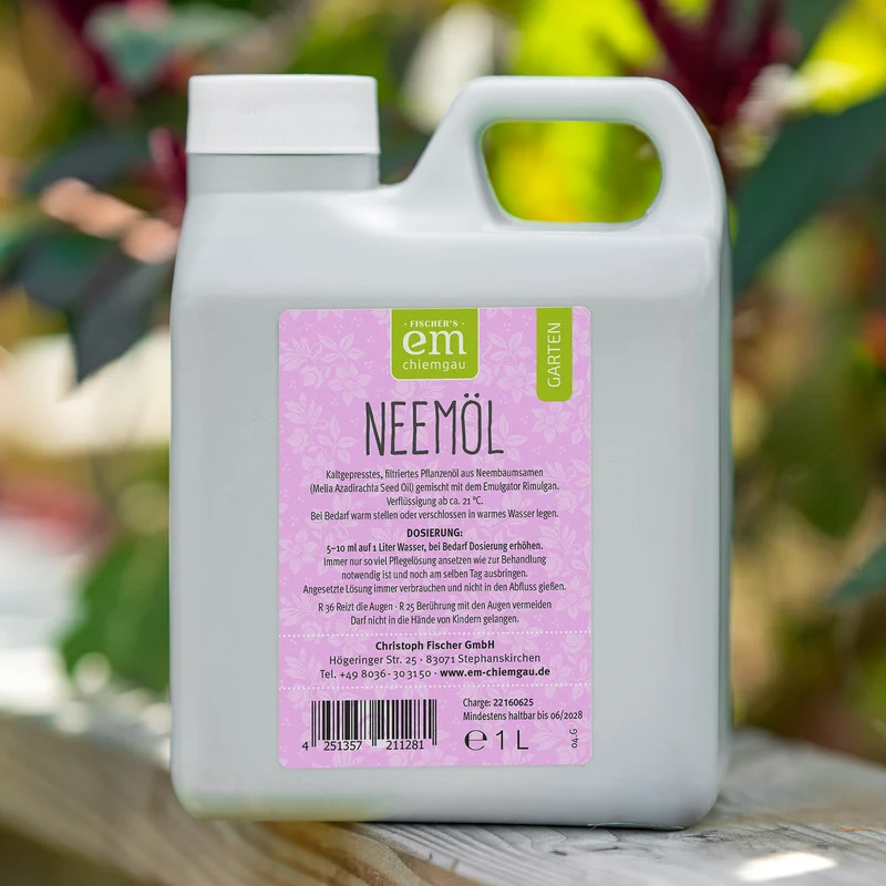 Neem-Öl – pflanzliches Öl zur Pflege von Garten- und Zimmerpflanzen