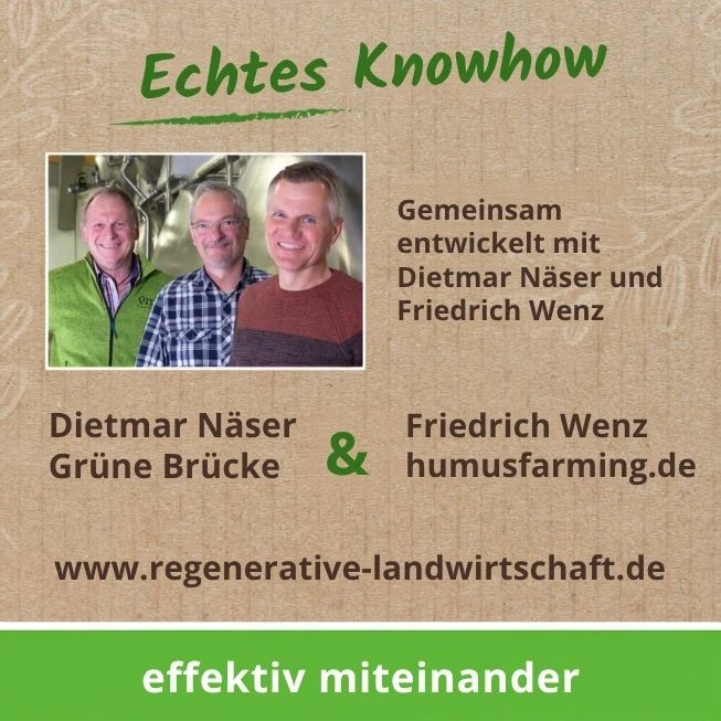 Bodenverjünger ® - Humusaufbau in der regenerativen Landwirtschaft