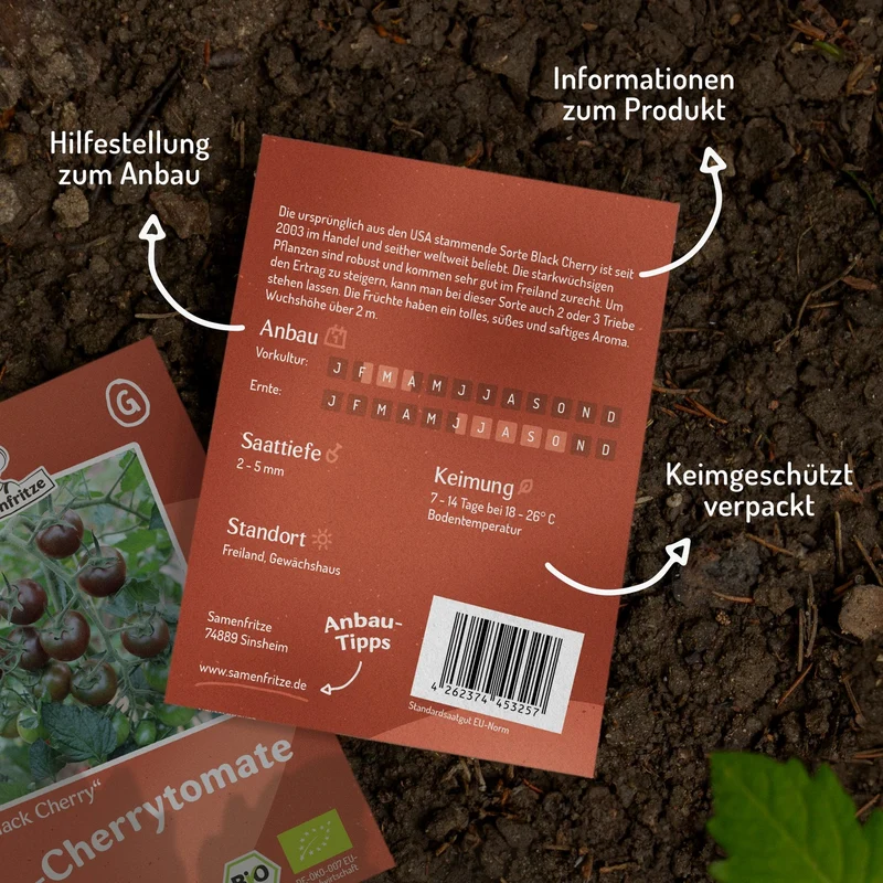 Black Cherry Bio-Tomatensamen