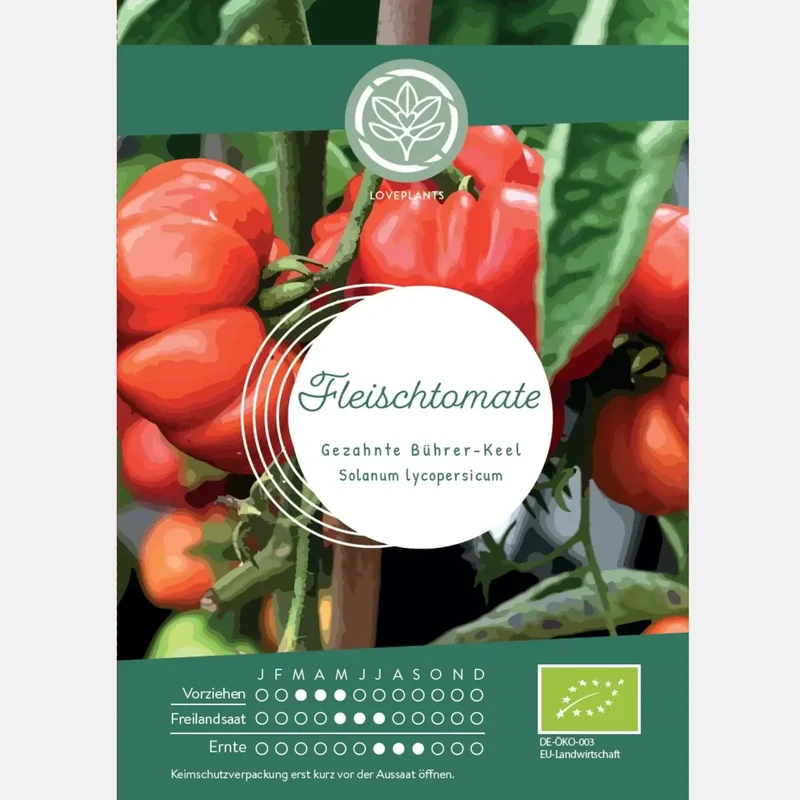 Bio Fleischtomate Gezahnte Bührer Keel Samen