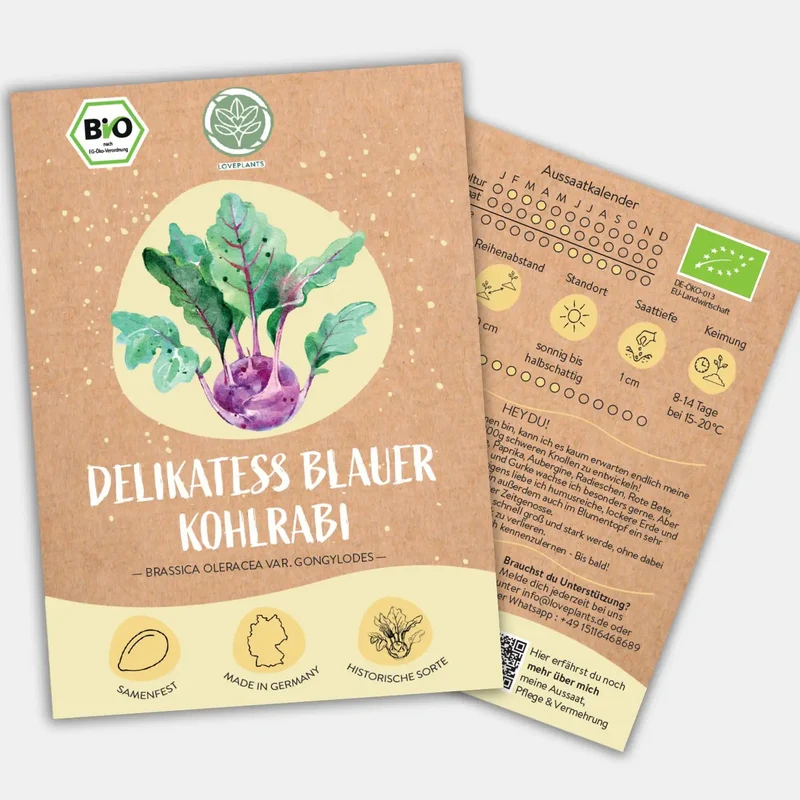 Bio Kohlrabi Samen