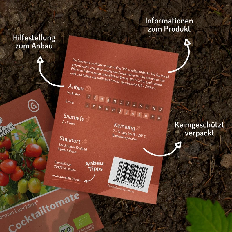 German Lunchbox Bio-Tomatensamen