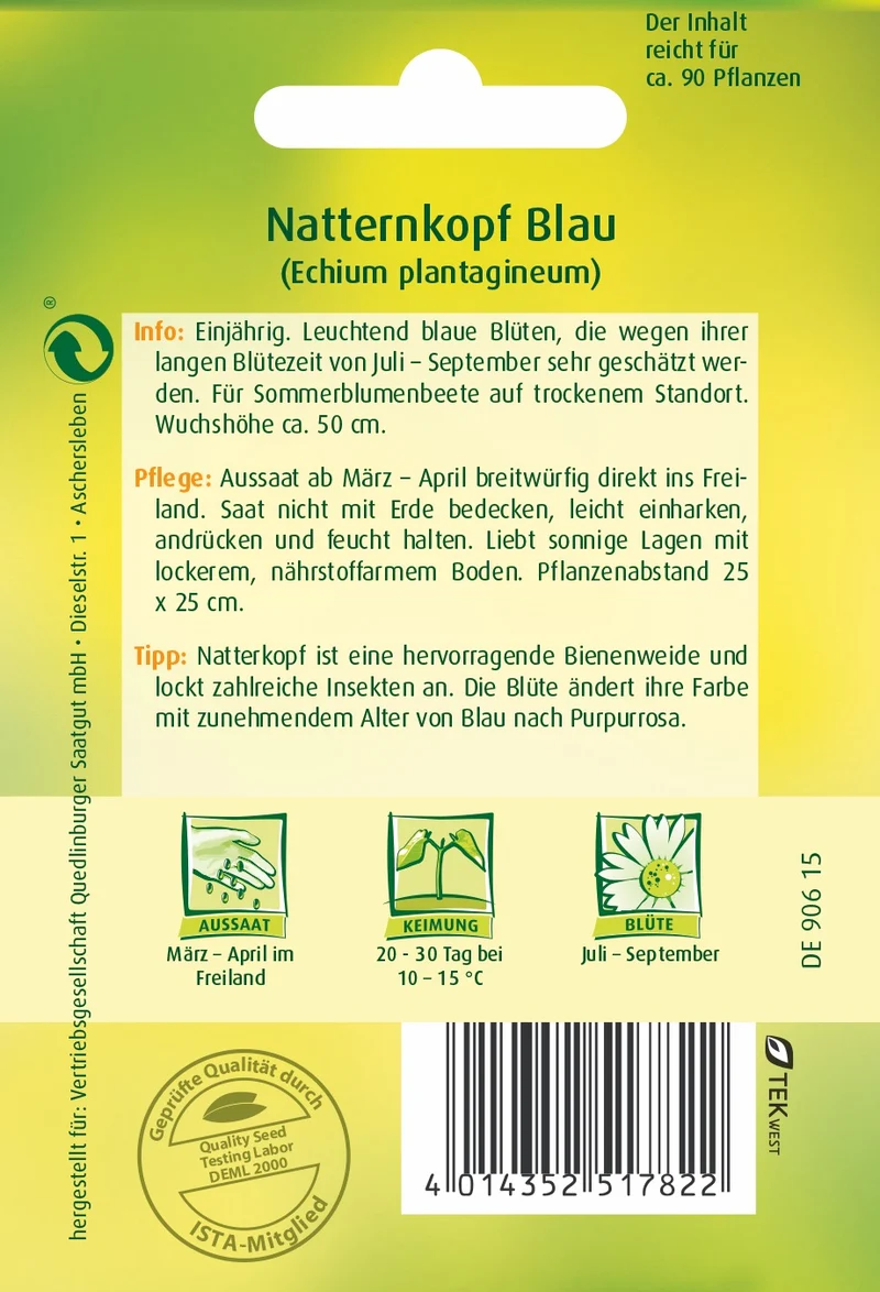 Natternkopf Blau Saatgut