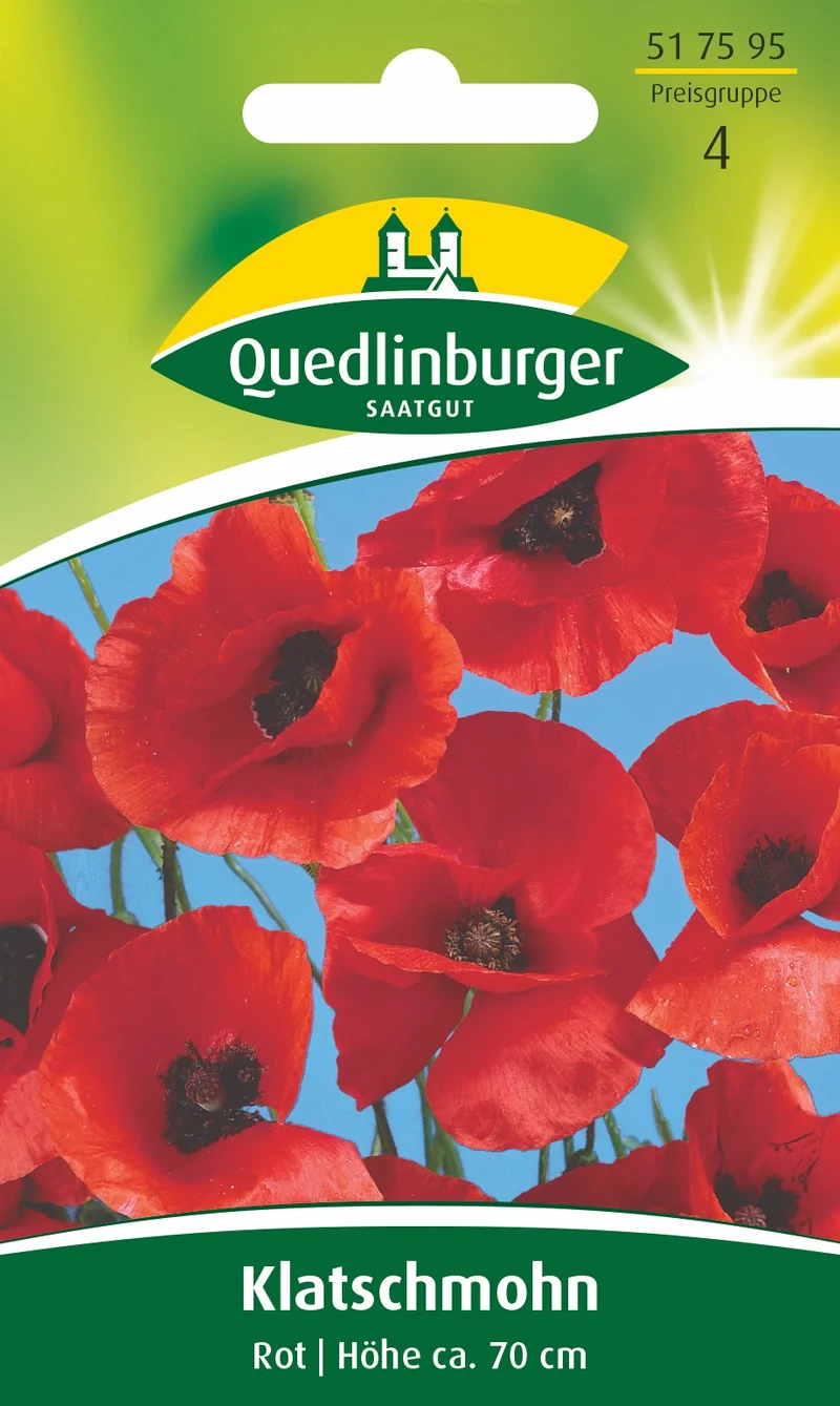 Klatsch Mohn Rot Saatgut