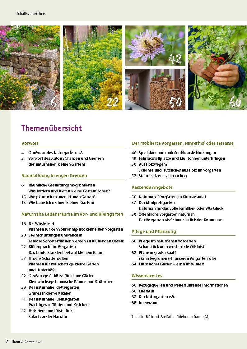 Naturnahe kleine Gärten