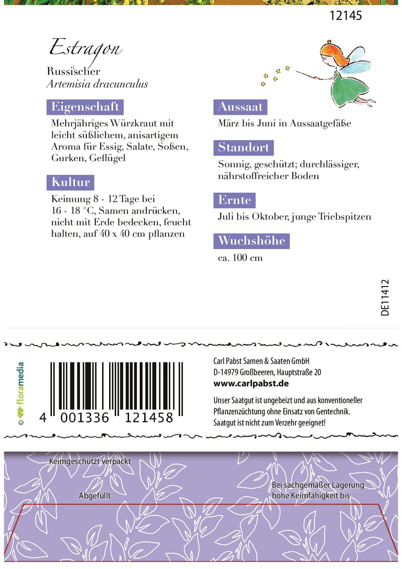 Estragon Russischer Saatgut