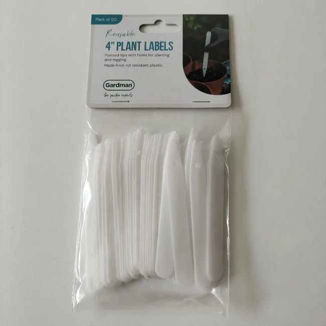 Plastic Plant Labels - 50 Pack