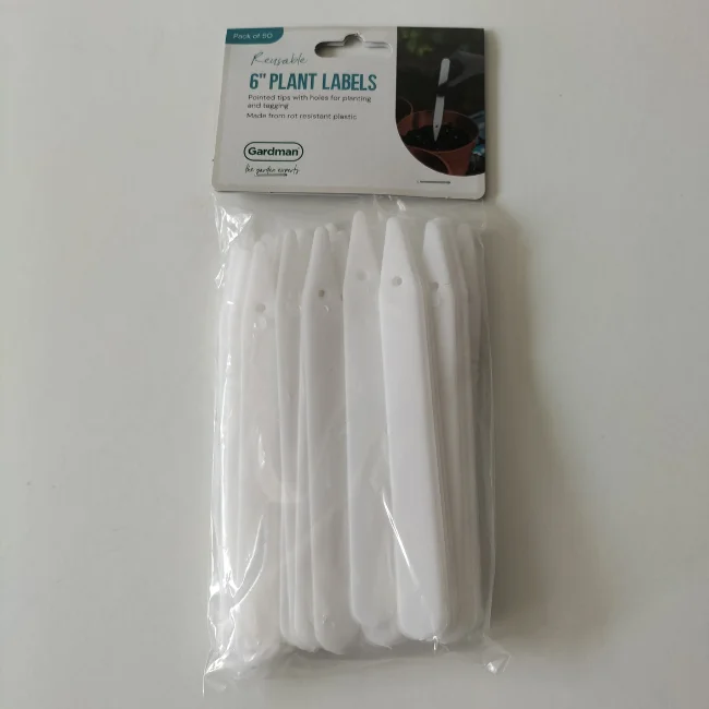 Plastic Plant Labels - 50 Pack
