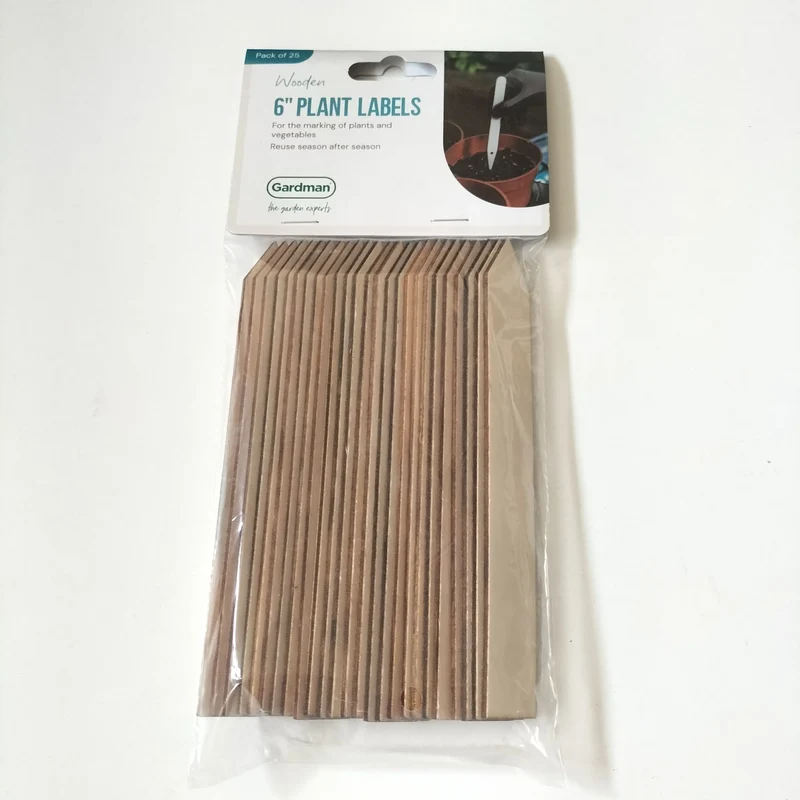 Wooden Plant Labels - 25 Pack