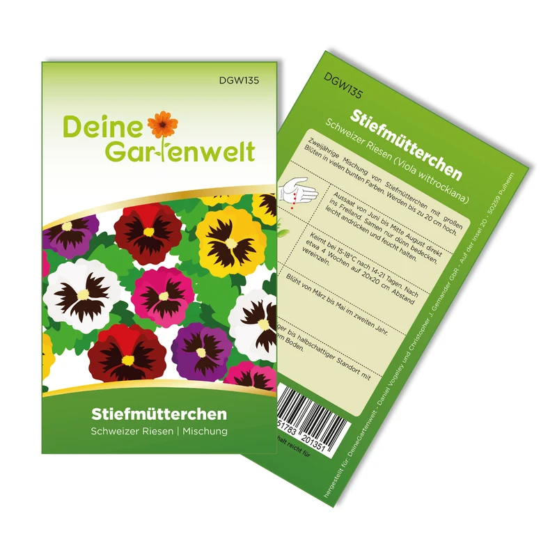 Stiefmütterchen Schweizer Riesen Mischung Saatgut