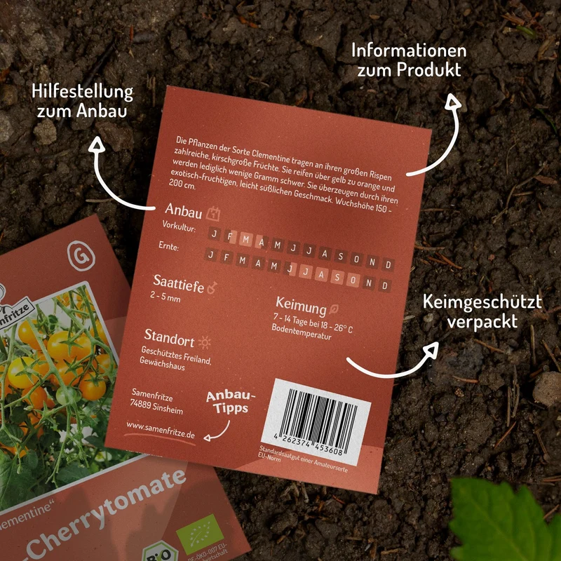 Gelbe Clementine Bio-Tomatensamen