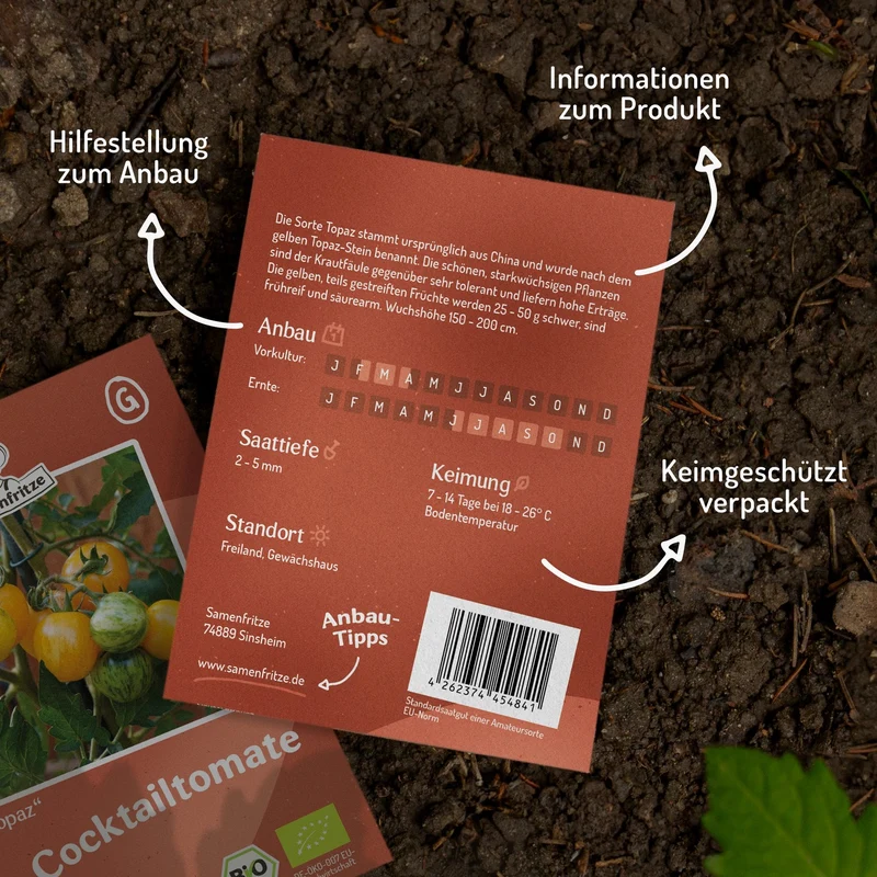 Topaz Bio-Tomatensamen