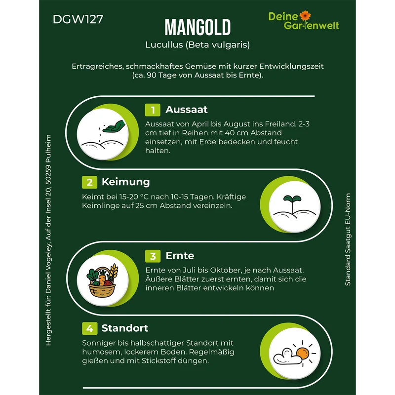 Mangold Lucullus Saatgut