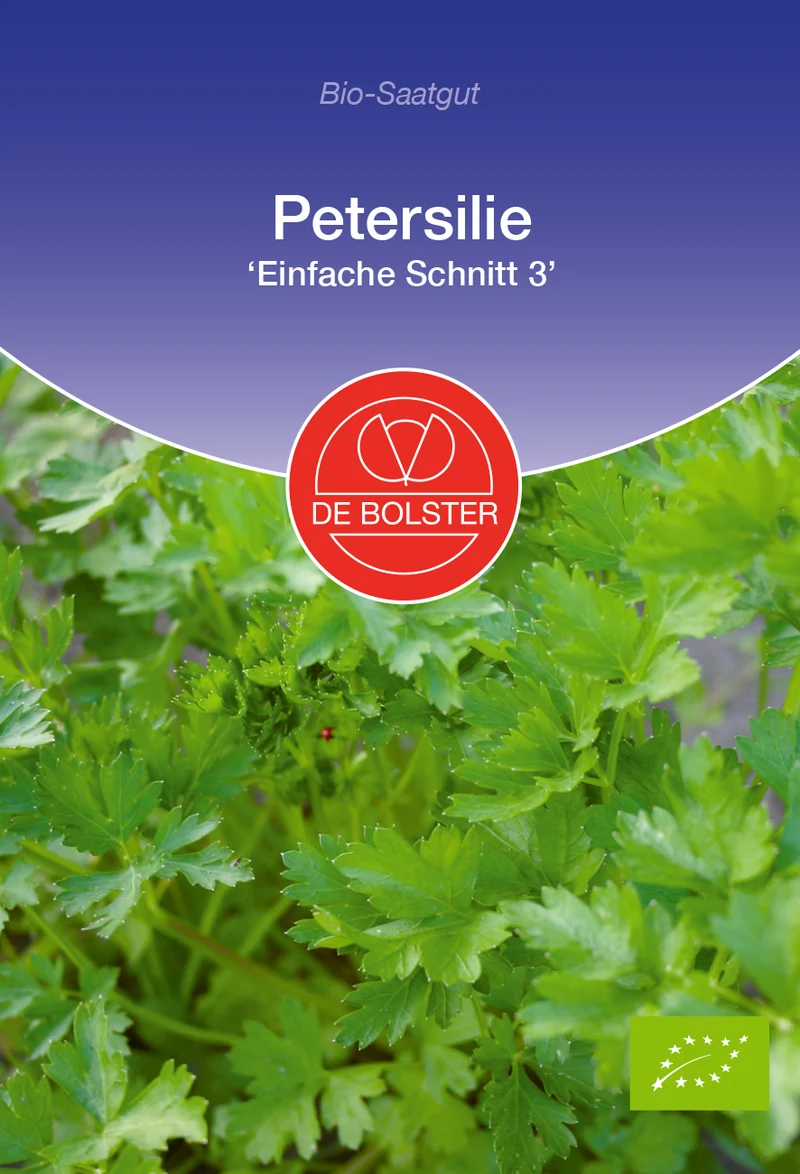 Petersilie Einfache Schnitt 3 | BIO Petersiliensamen von De Bolster [MHD 12/2025]