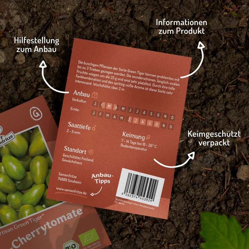 Artisan Green Tiger Bio-Tomatensamen