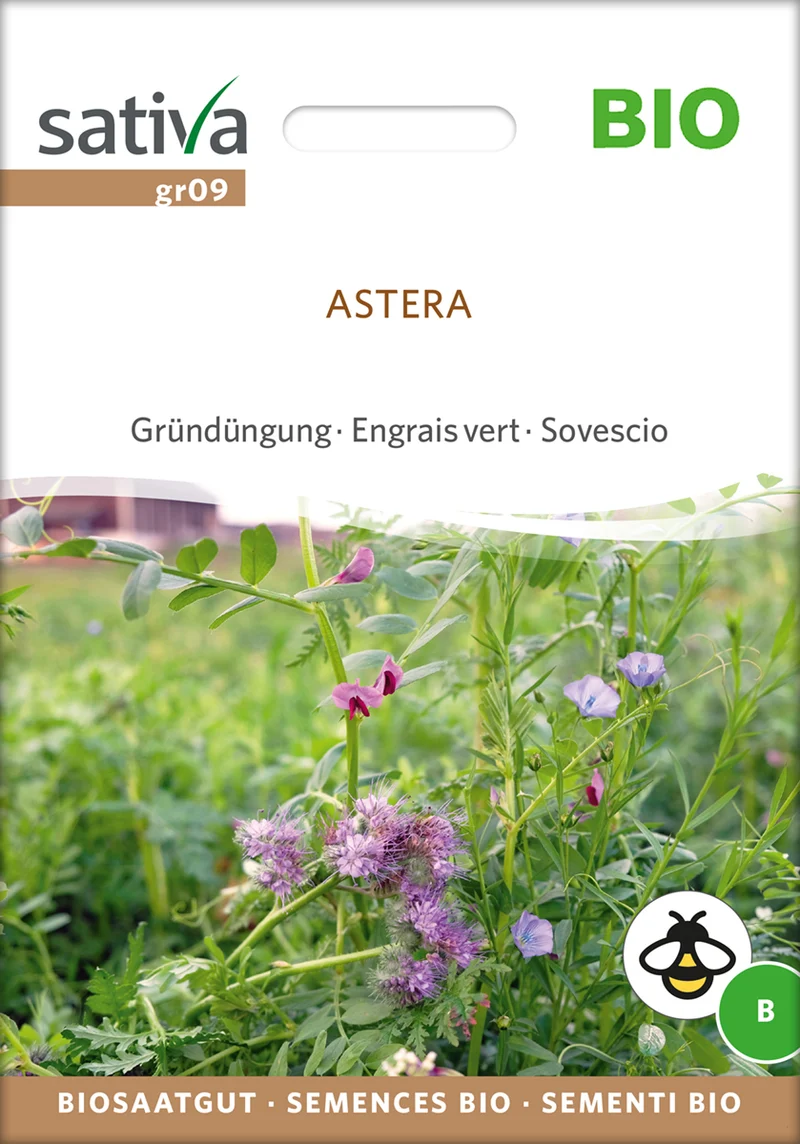 Gründüngung Astera | BIO Gründünger von Sativa Rheinau [MHD 12/2025]