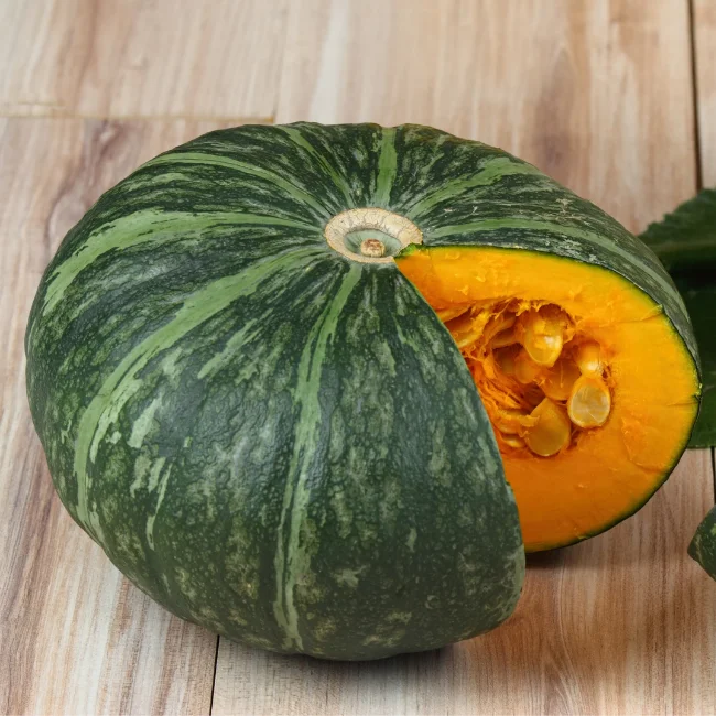 Squash: Green Hokkaido Organic Seed