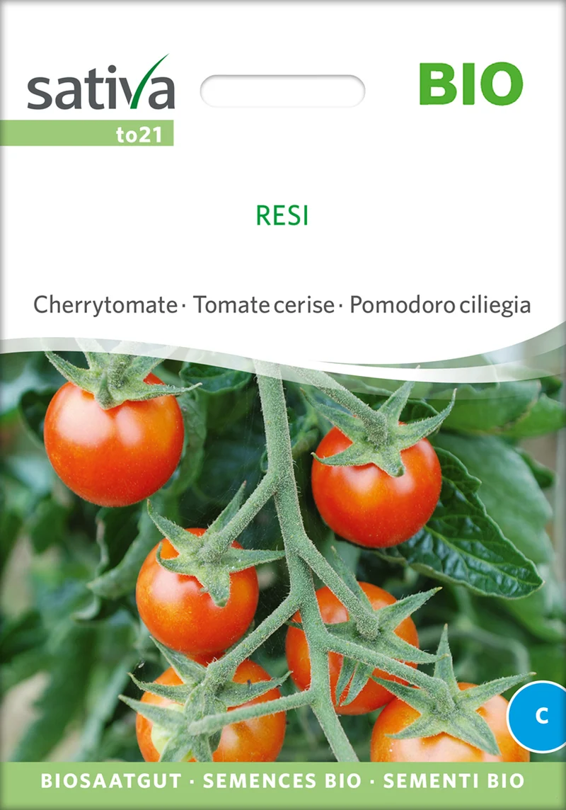 Cherrytomate Resi | BIO Kirschtomatensamen von Sativa Rheinau [MHD 12/2025]