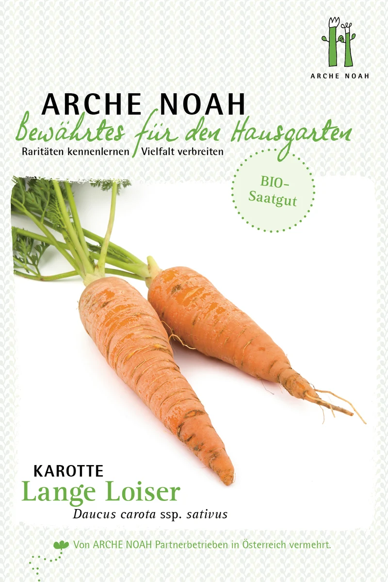 Karotte Lange Loiser | BIO Karottensamen von Arche Noah [MHD 12/2026]