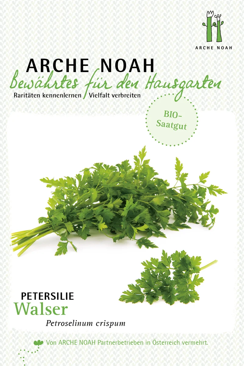 Blattpetersilie Walser | BIO Petersiliensamen von Arche Noah [MHD 12/2025]