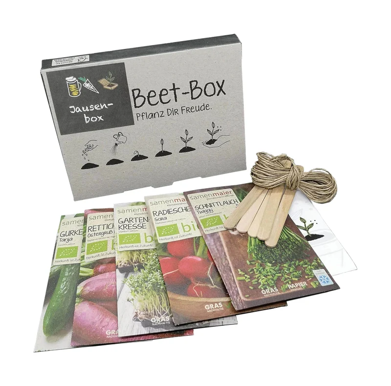 Beet-Box "Jausenbox" | BIO Samen-Sets von Samen Maier [MHD 12/2026]