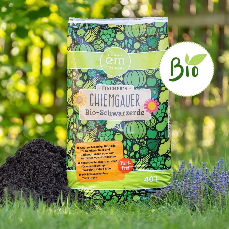 Chiemgauer Bio-Schwarzerde - torffreie Terra Preta Erde
