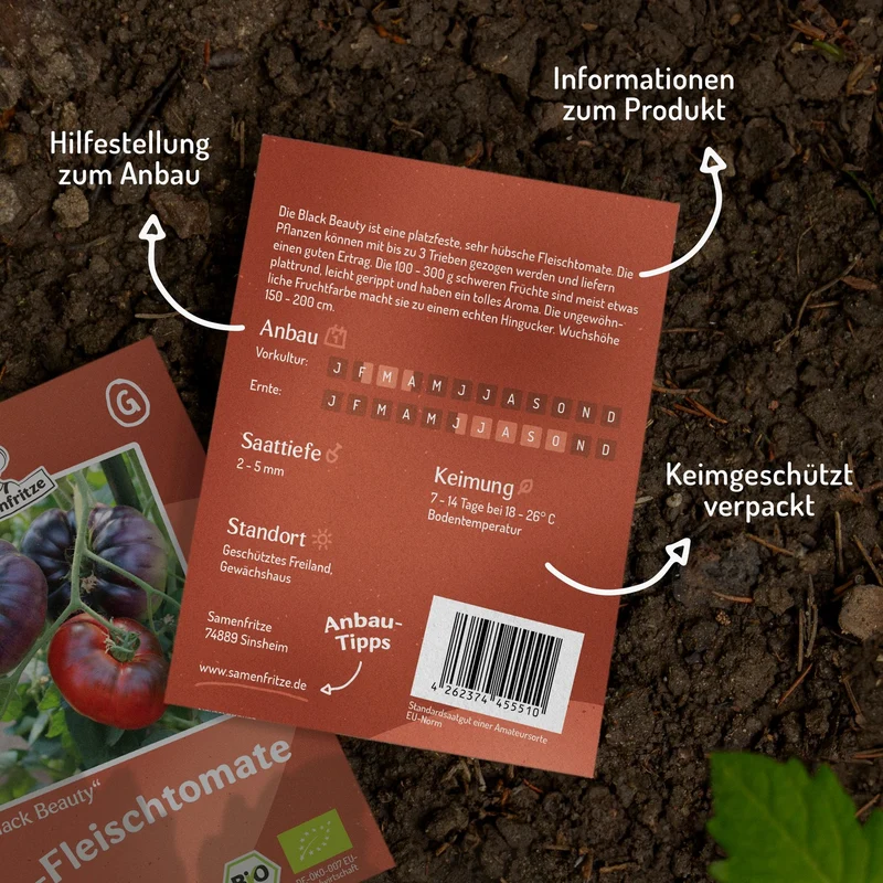 Black Beauty Bio-Tomatensamen