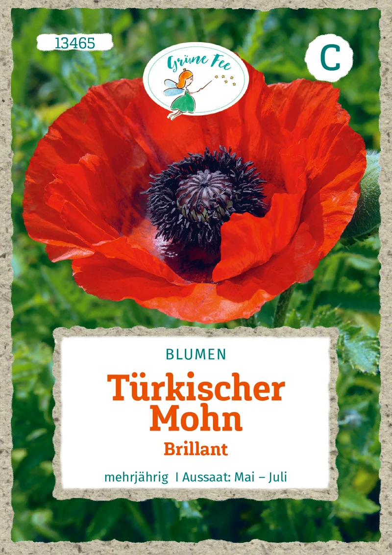 Türkischer Mohn Brillant Saatgut