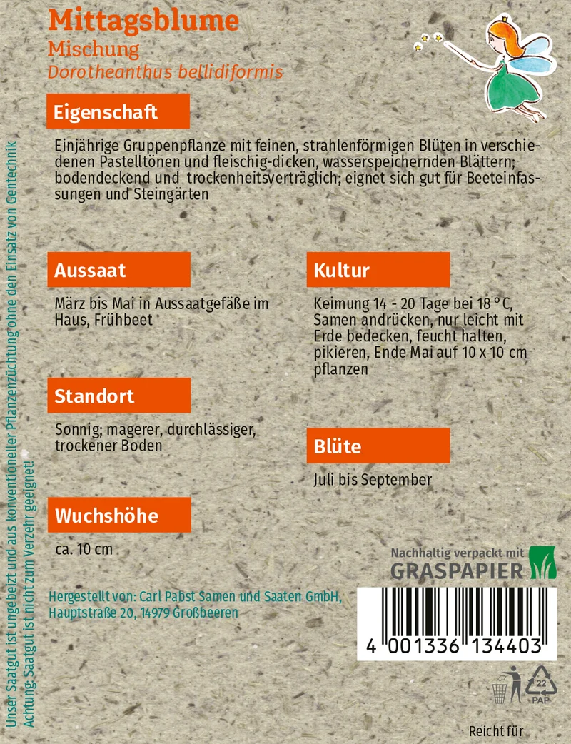 Mittagsblume Mischung Saatgut