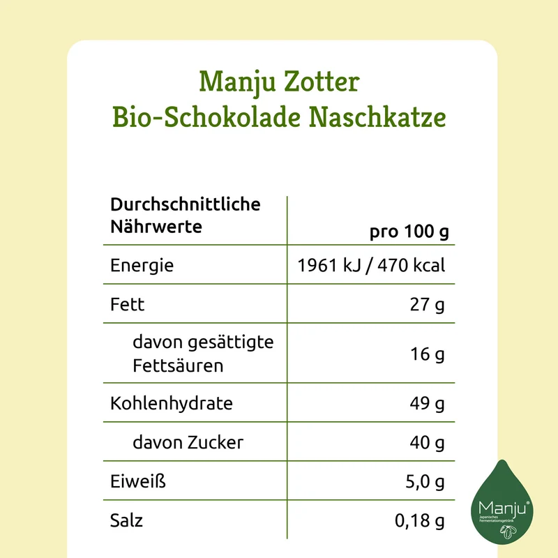 Zotter Manju Bio-Schokolade