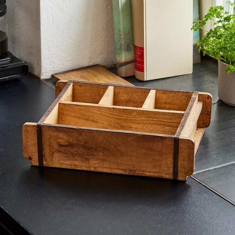Ziegelform mit 4 Fächern