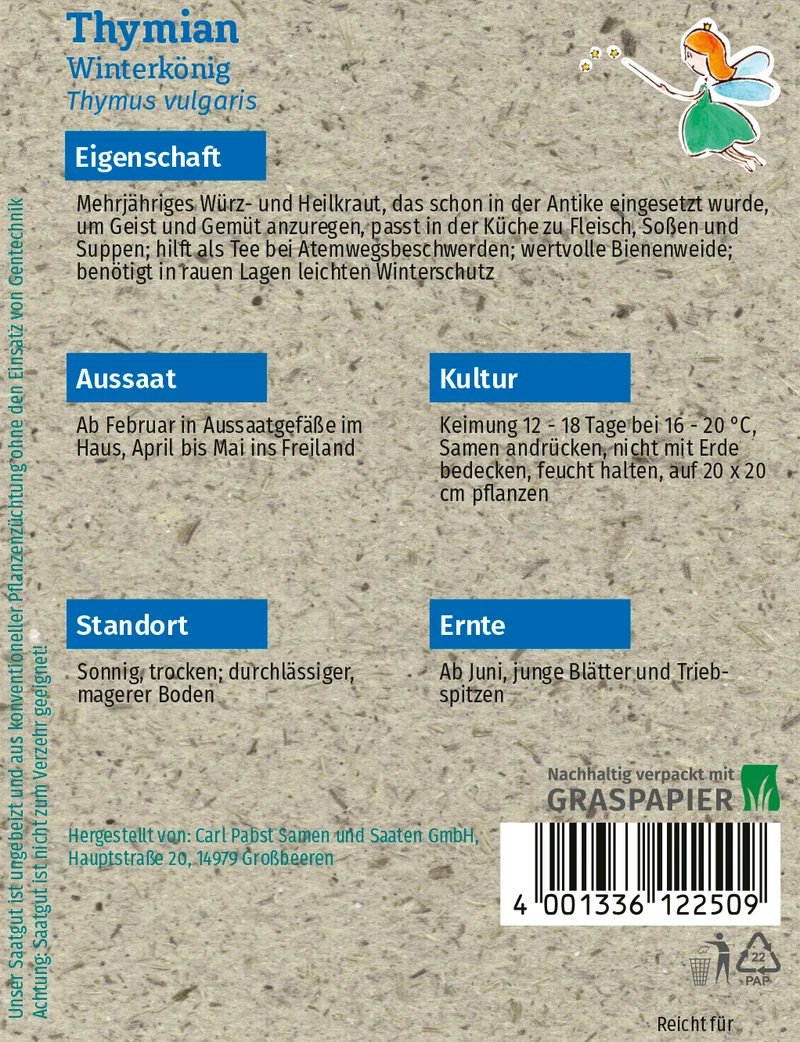 Thymian Winterkönig Saatgut