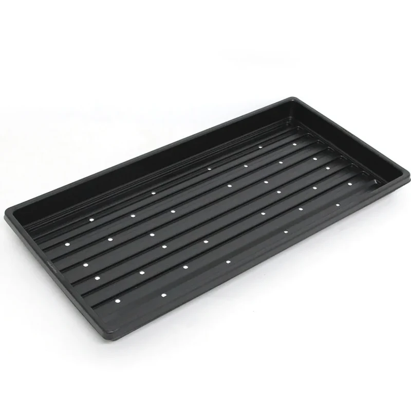 1020 Microgreens Growing Trays WITH Holes 10" x 20" (Shallow - With Holes)