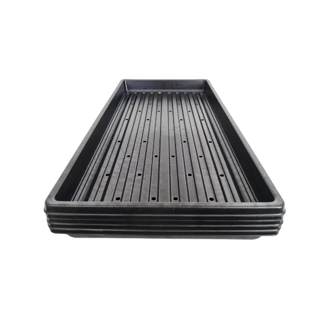 1020 Microgreens Growing Trays WITH Holes 10" x 20" (Shallow - With Holes)