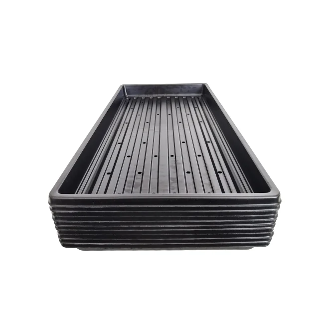 1020 Microgreens Growing Trays WITH Holes 10" x 20" (Shallow - With Holes)
