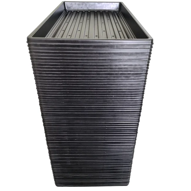 1020 Microgreens Growing Trays WITH Holes 10" x 20" (Shallow - With Holes)