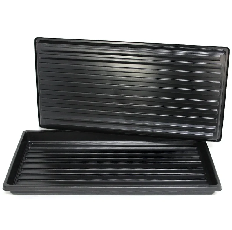 1020 Microgreens Growing Trays WITHOUT Holes 10" x 20" (Shallow - Without Holes)